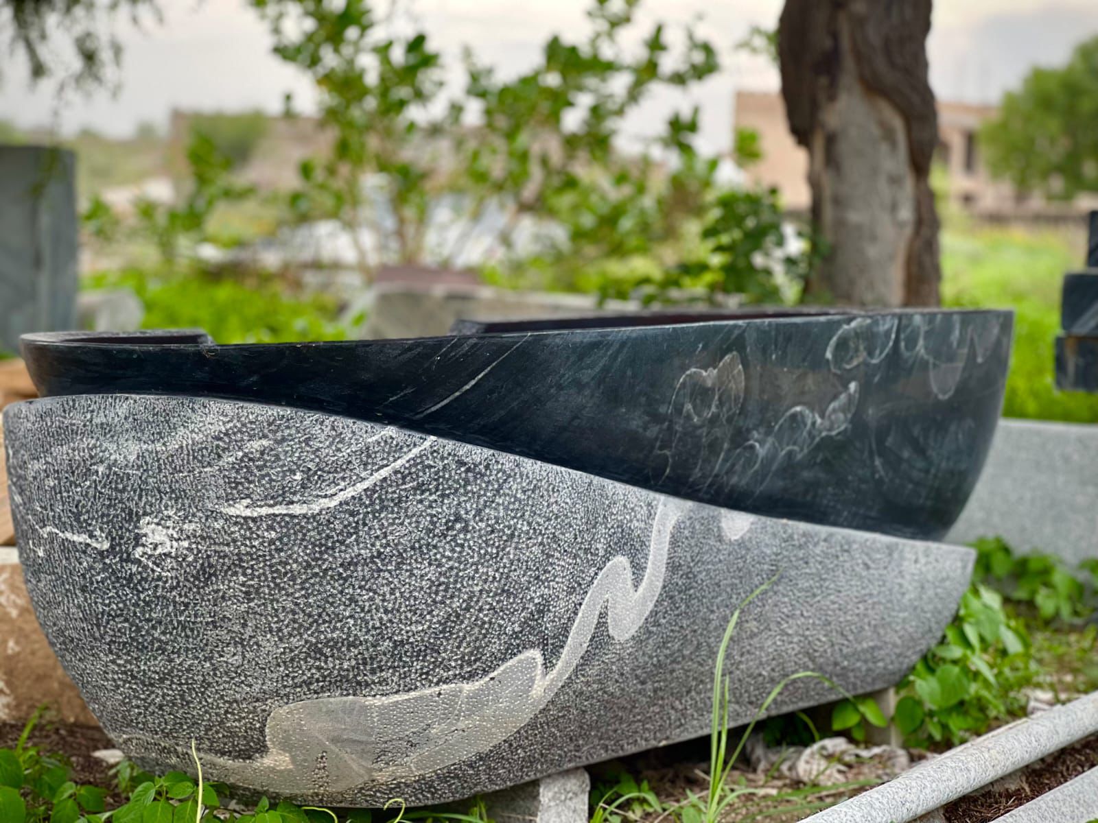 Granite Bathtub Pair